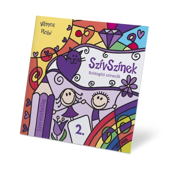 Vámos Robi - SzívSzínek 2. – Boldogító színező