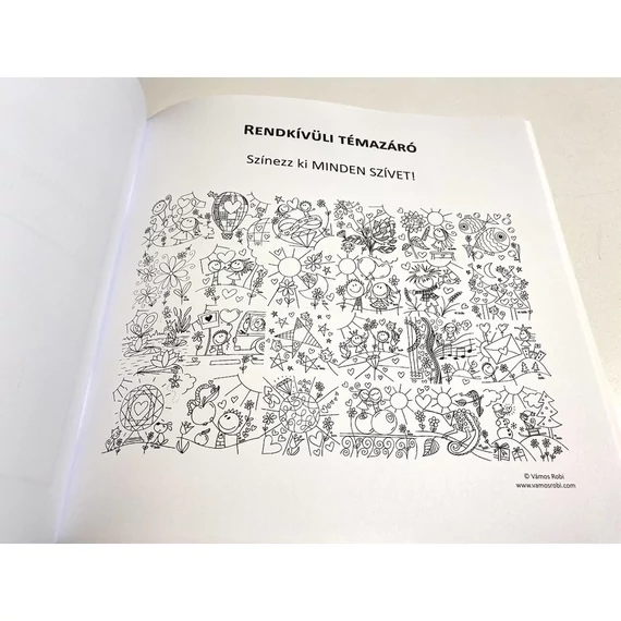 Vámos Robi - SzívSzínek 2. – Boldogító színező