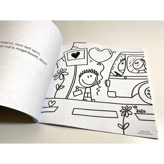 Vámos Robi - SzívSzínek 2. – Boldogító színező